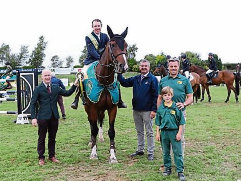 Tipperary showjumper Greg Broderick is National Champion for the third time