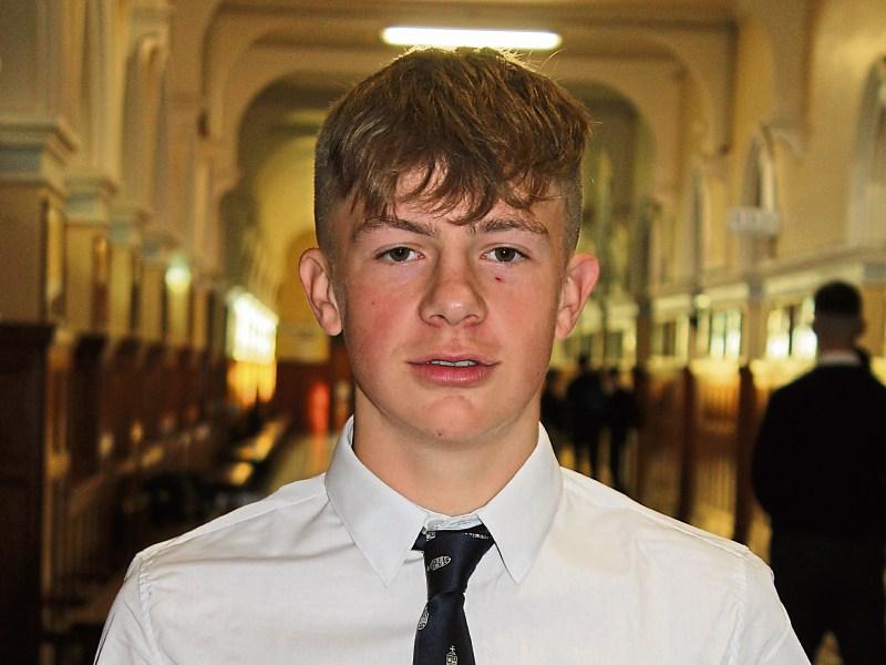 Rockwell College student Shane Neville gets ten A's in his Junior Cert exam
