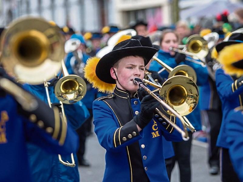 Band Spectacular in Clonmel today including Garda Band, Artane Band and Banna Chluain Meala