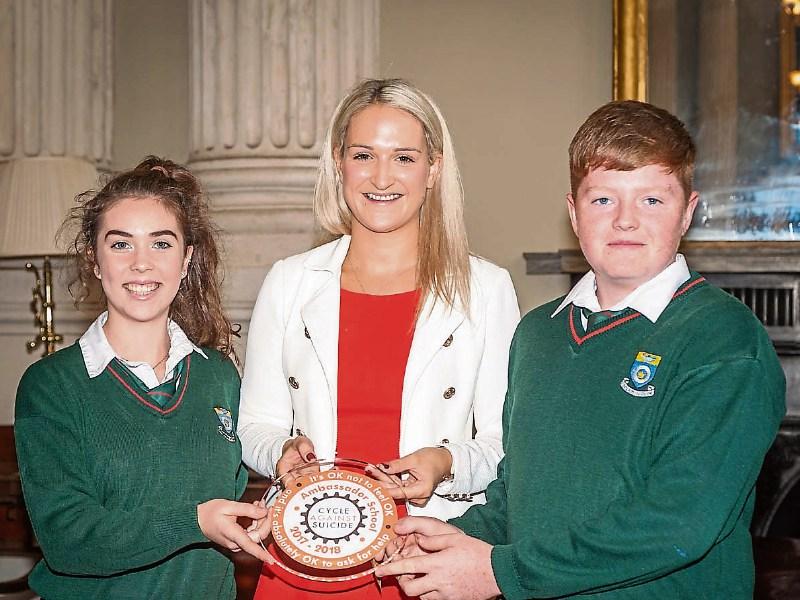 Cashel school honoured for its work in combating suicide