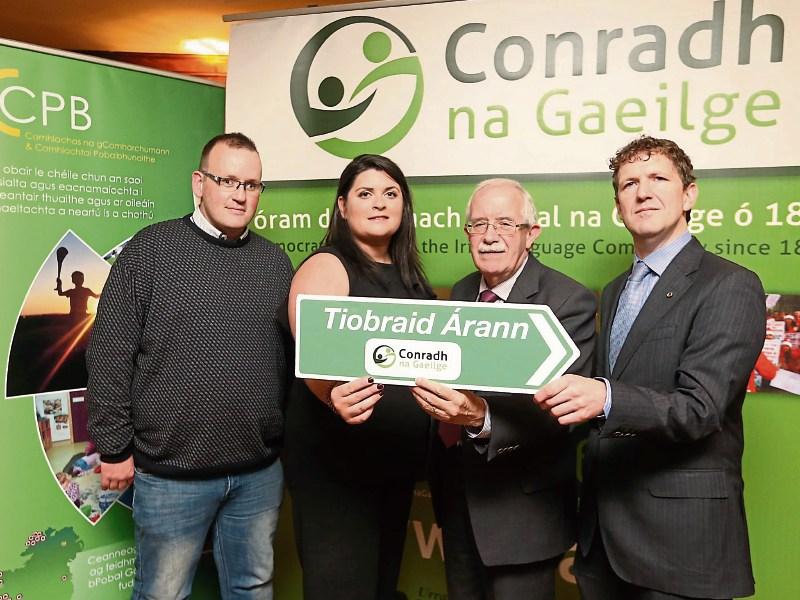 Tipperary TD Seamus Healy lobbied on promotion of Irish language by Conradh na Gaelige