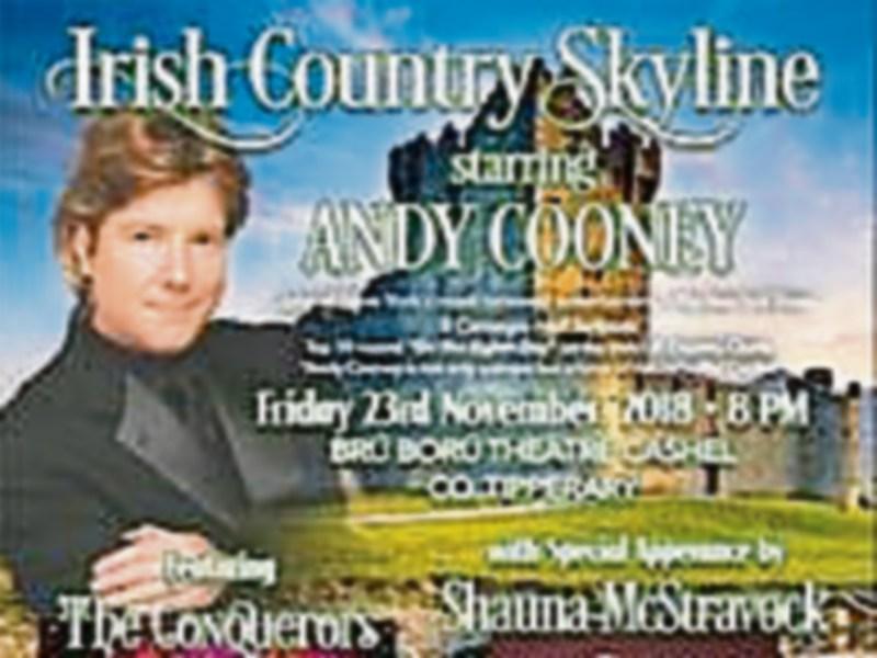 Country singer Andy Cooney for Brú Ború, Cashel Heritage Centre 