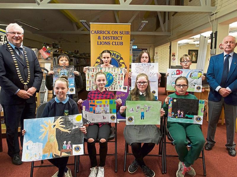 Top young Tipperary artists honoured for their winning peace posters