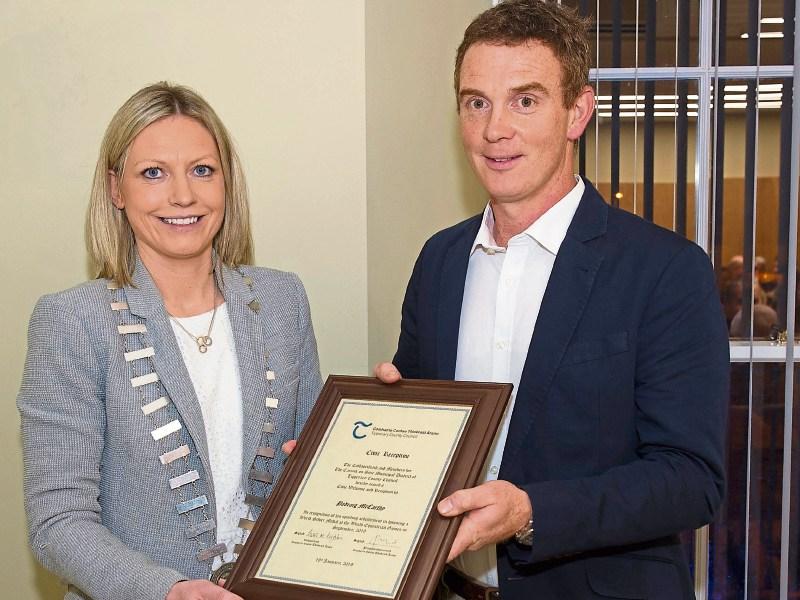 World silver medallist is honoured