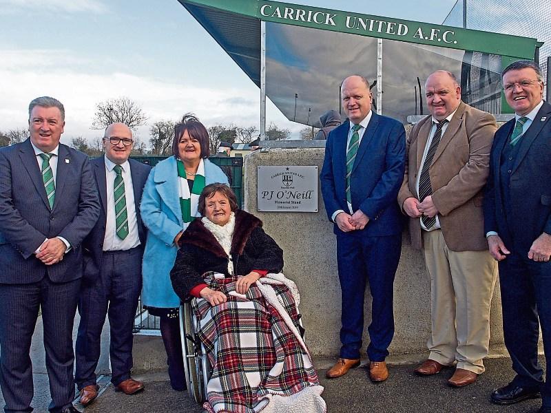 PJ O'Neill stand official opening