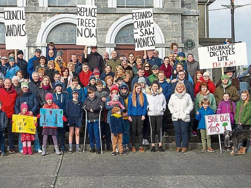 Trees protest