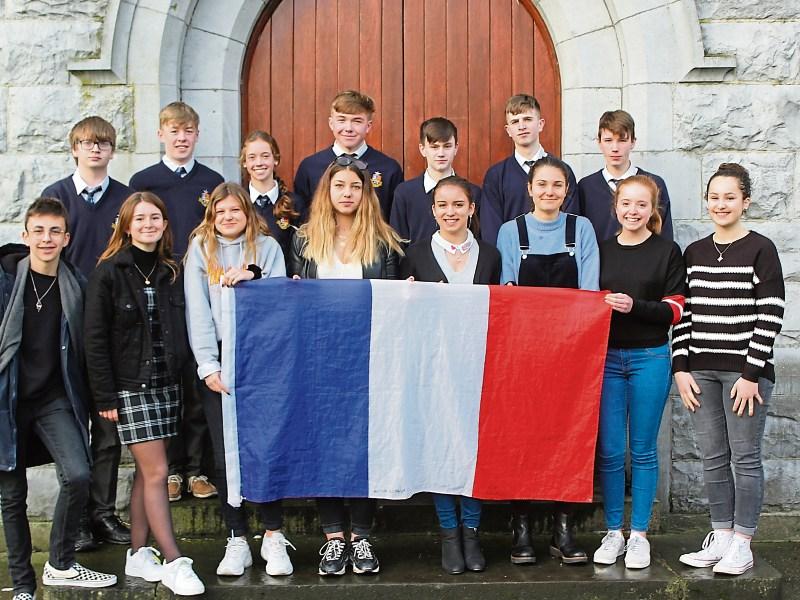 Tipperary school Rockwell College welcome French students on exchange visit