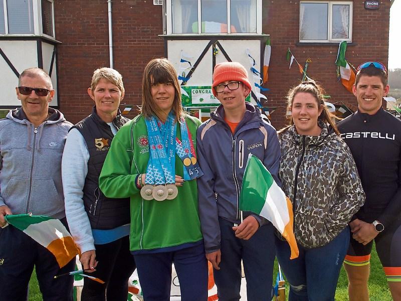 Hero’s welcome home for Co. Tipperary’s triple Special Olympics World Games silver medallist