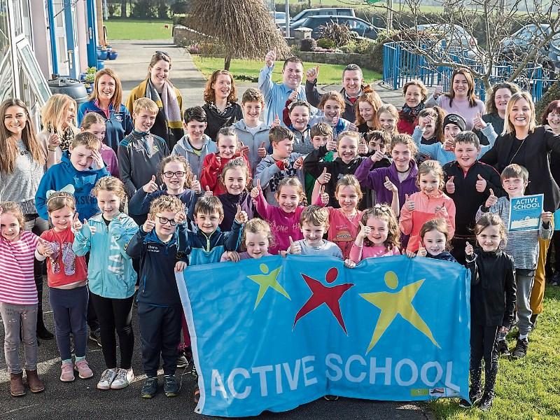 Tipperary school stays happy and healthy as it raises active flag