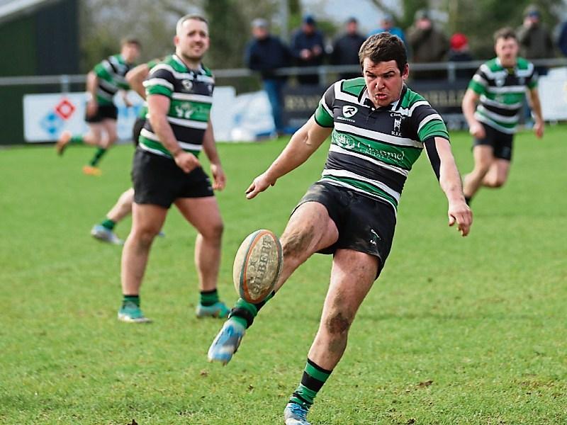 Clonmel try scorer Alex Sheehan