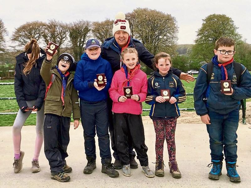 Scouts compete in the cub county challenge representing Roscrea sixth club