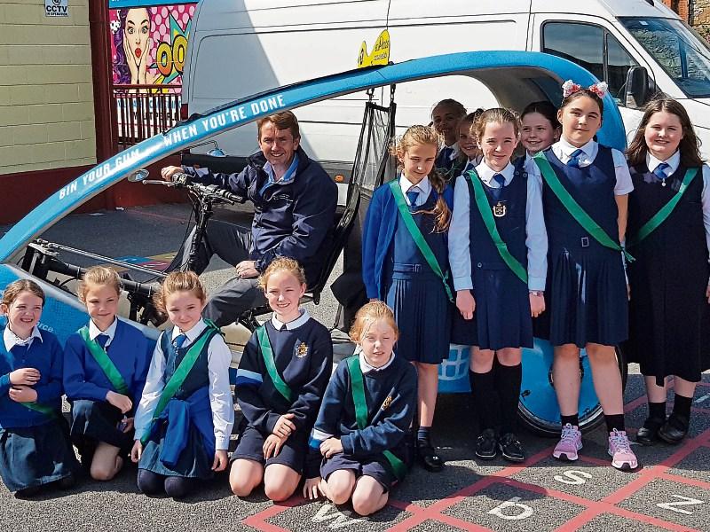 Tipperary schools launch campaign on proper disposal of gum