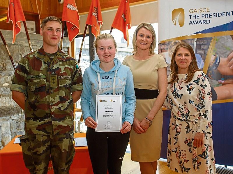 Gaisce awards for two Tipperary teenagers after taking part in the  Defence Forces challenge 