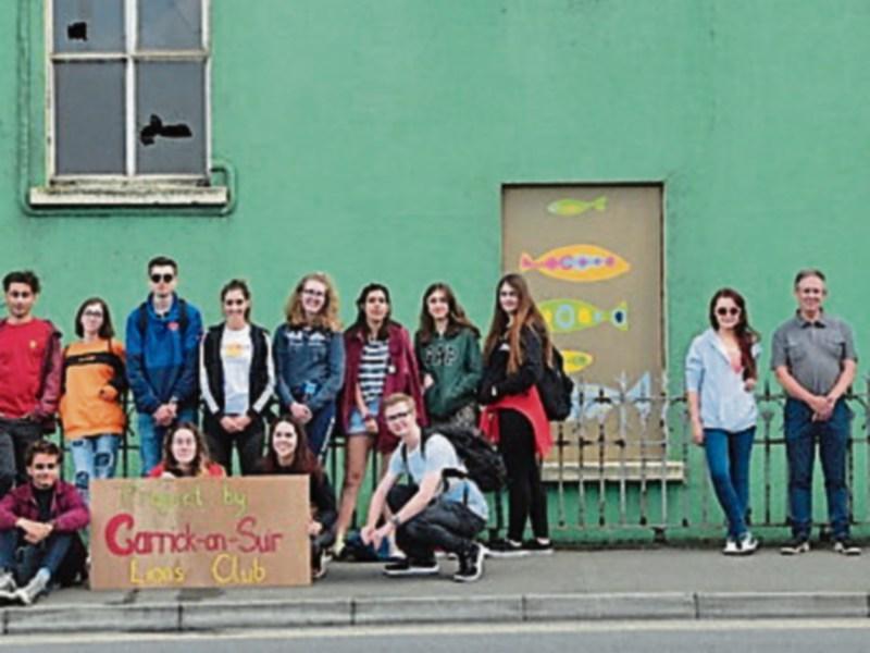 International youth Lions Club members spruce up rundown building in Carrick-on-Suir