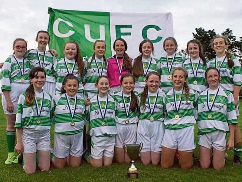 Carrick United’s U-14 schoolgirls team wins League final and U-16 squad wins Cryuff Cup