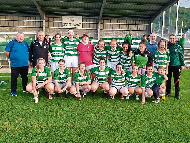 Carrick United senior ladies team win league title 