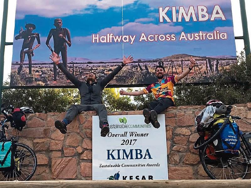 Cyclists from Carrick-on-Suir area reach halfway point in their expedition across Australia 