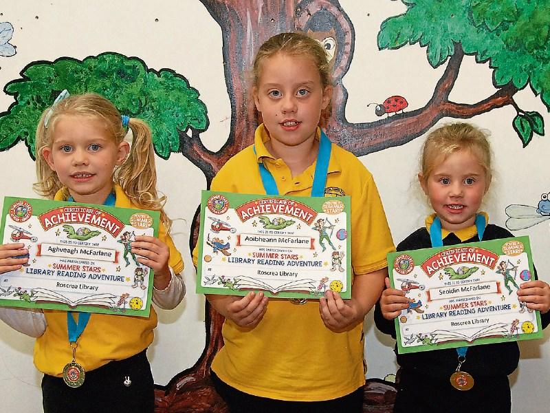 Roscrea library ‘summer stars’ challenge encourages children to read during the summer months