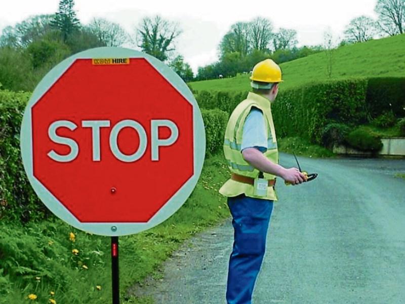 Tipperary council is operating a Stop/Go traffic management on the N24 in Bansha area 