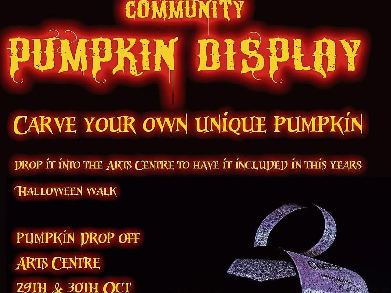 Pumpkin display