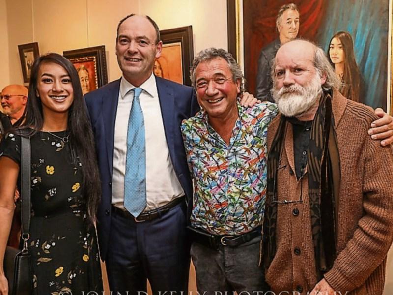 Portrait of Tipperary businessman and his daughter unveiled at Clonmel exhibition