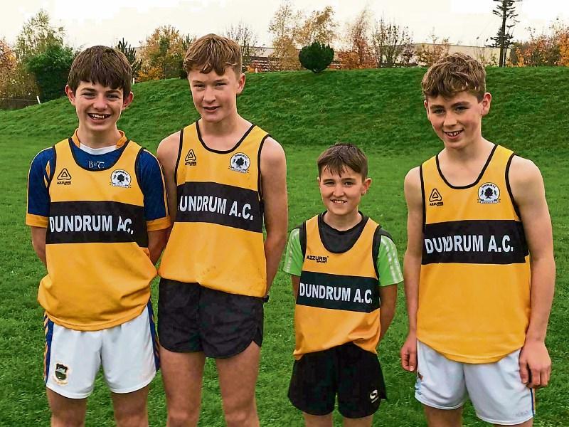 Dundrum AC under 14 athletes