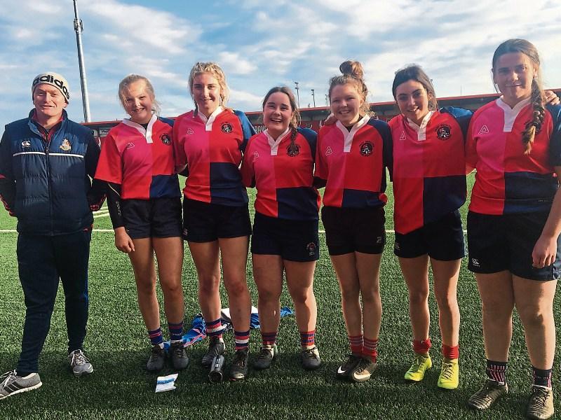 Members of Co. Tipperary rugby club compete in Munster girls development squad blitz