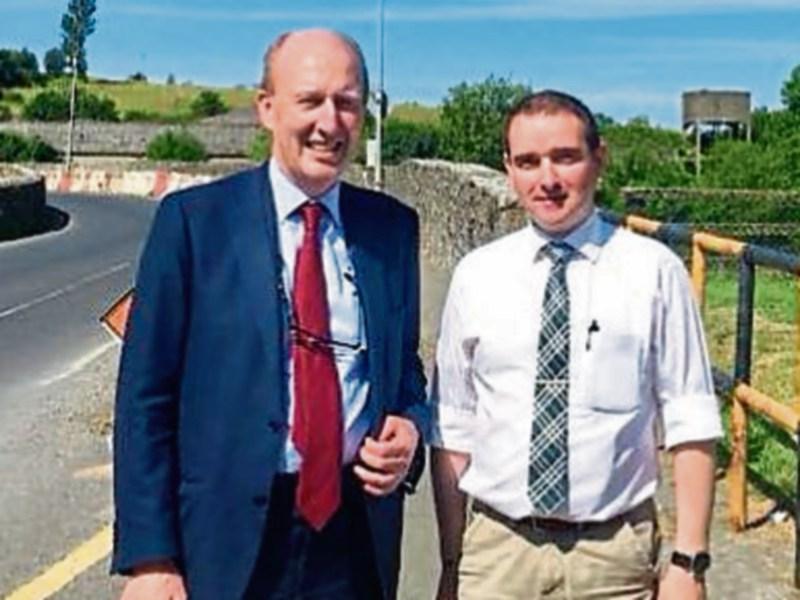 Martin Lonergan and Minister Shane Ross