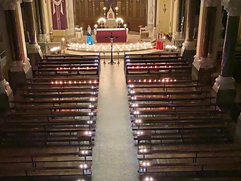 CHURCHES REOPEN FOR MASSES
