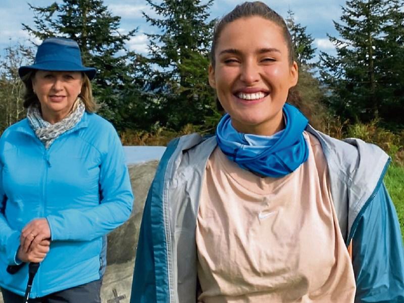 Former President Mary McAleese hikes Slievenamon with Tipperary’s Roz Purcell for TV show
