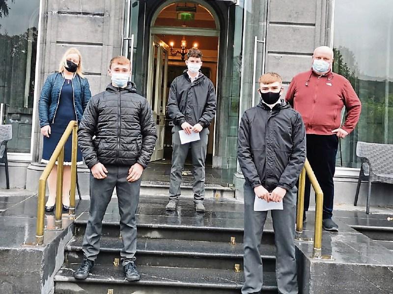 Clonmel High School students visit Hotel Minella