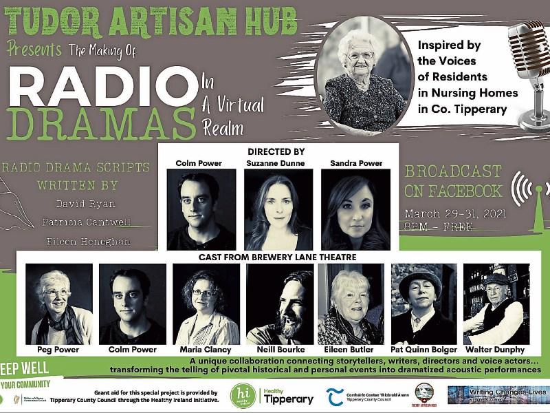 Radio plays inspired by Tipperary nursing home residents’ stories to be broadcast online