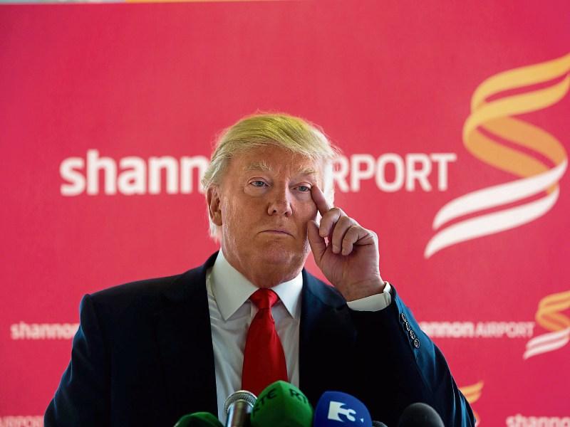 Donald Trump visiting Shannon