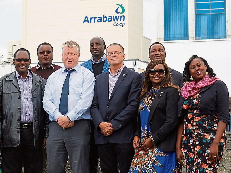 Kenyan farm delegation's learning experience on visit to Nenagh Arrabawn Co-op