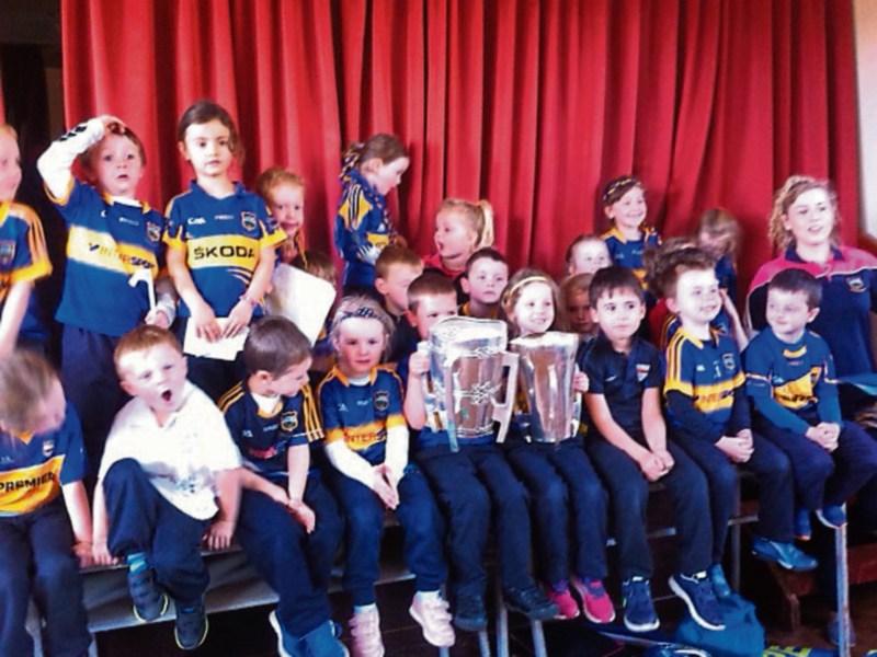 Hurling celebration at New Inn School