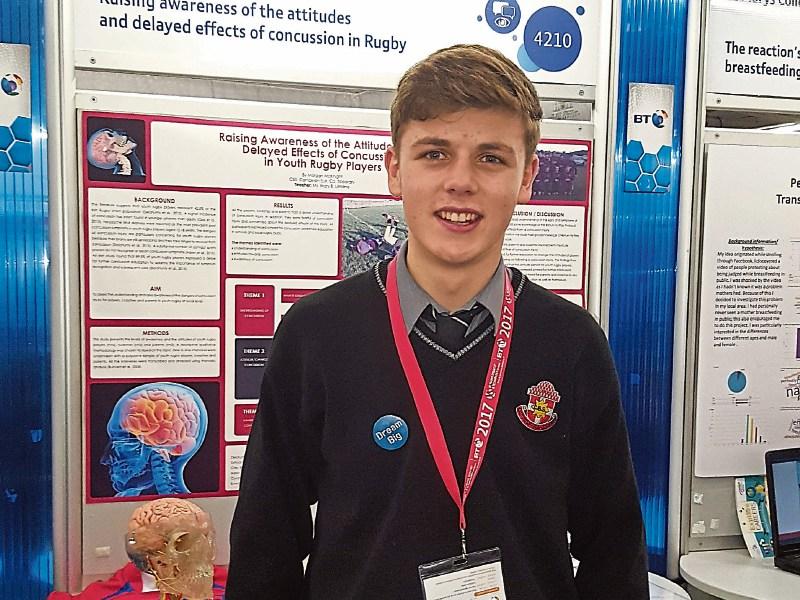Carrick-on-Suir student to present his study on concussion injuries in rugby at University of Limerick