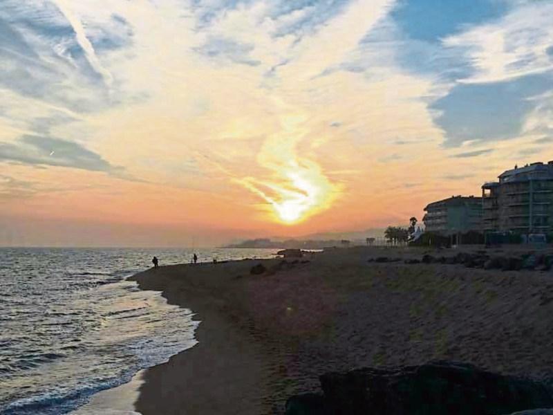 'I unloaded my suitcases and headed straight to the beach'