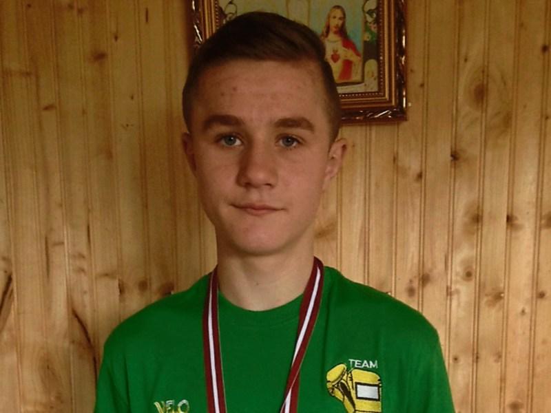 14-year-old Clonmel boxer Tony O'Reilly conquers in Latvia
