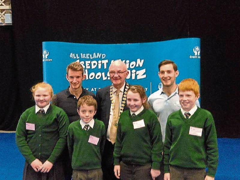 Quiz team meet Olympic heroes at national finals