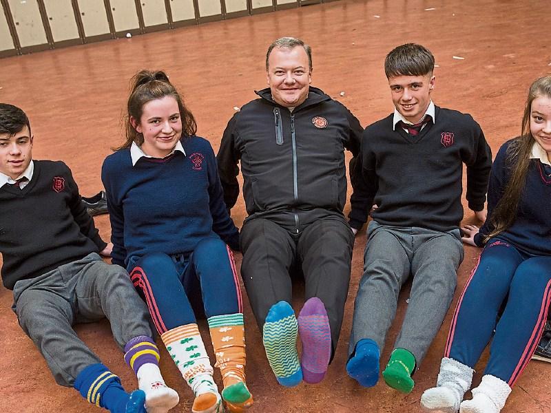 Clonmel students wear odd socks to remember Katie and promote road safety message