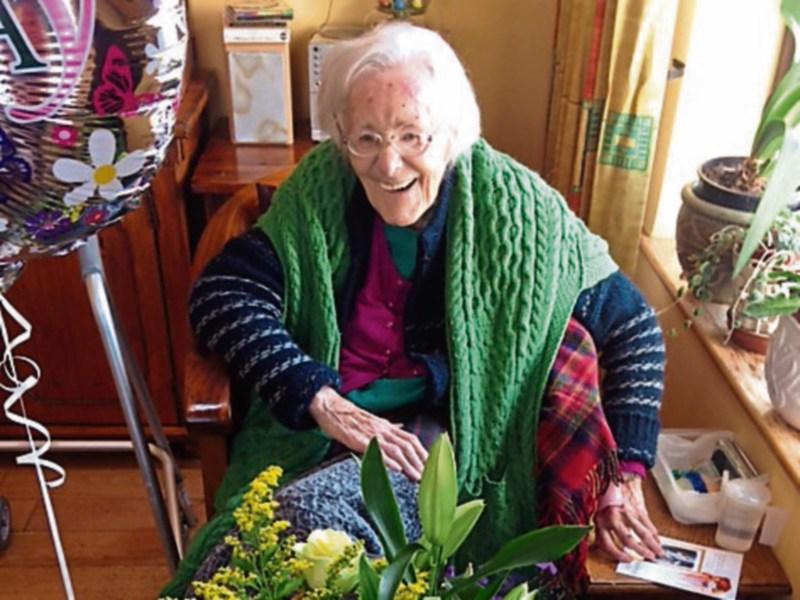 Hard work and plain food sees Nora hit 100th Birthday!