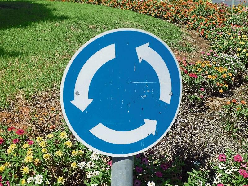 Danger at mini roundabout at Clonmel's Western Road