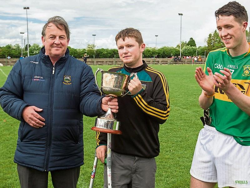 Injured captain Gary Donnelly accepts trophy following brilliant Clonoulty win