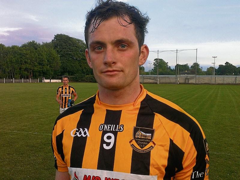 Upperchurch/Drombane's  Paul Shanahan bagged the all  important goal from the penalty spot