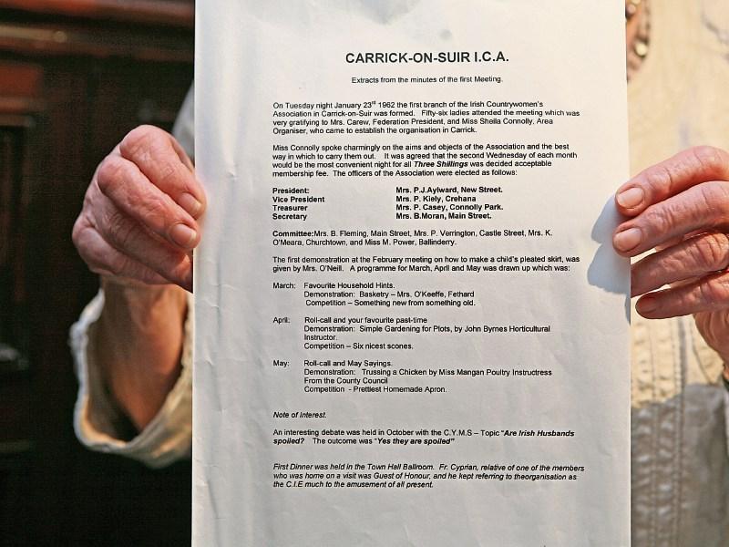 Carrick-on-Suir ICA celebrates its 55th year in the town