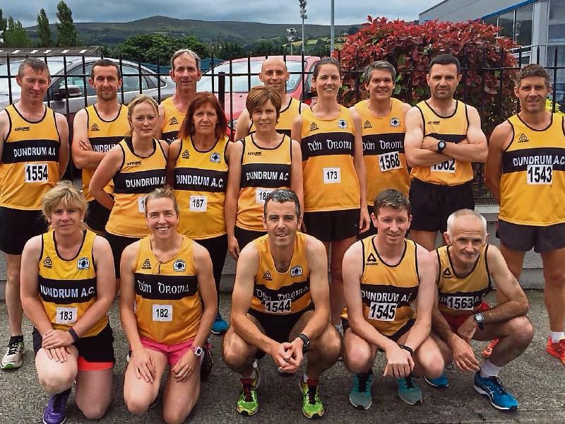 Dundrum AC turn out in force for Clonmel AC's County Masters Road Championship