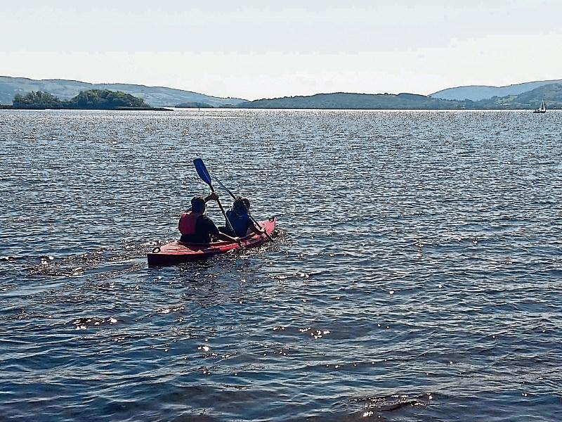 Kayaking on Lough Derg: the new Blueway is scheduled to open in 2018