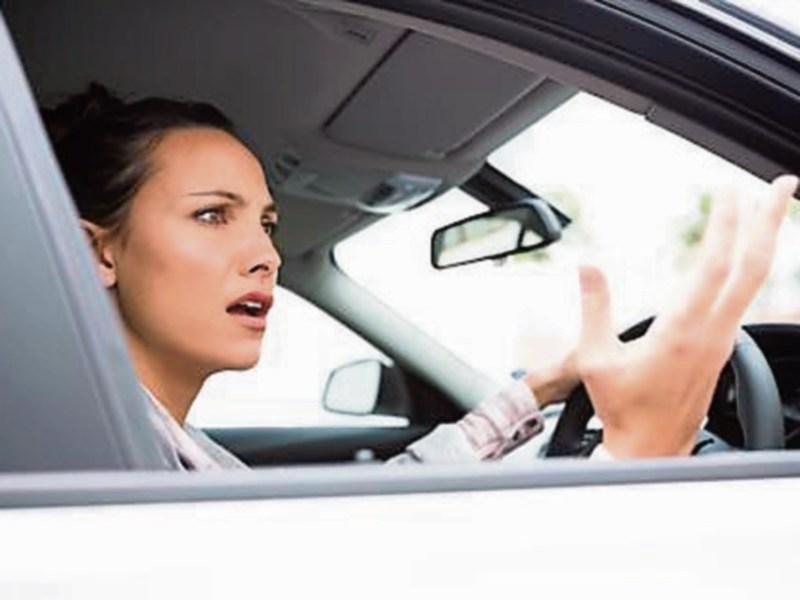 Women unhappy with driving too fast