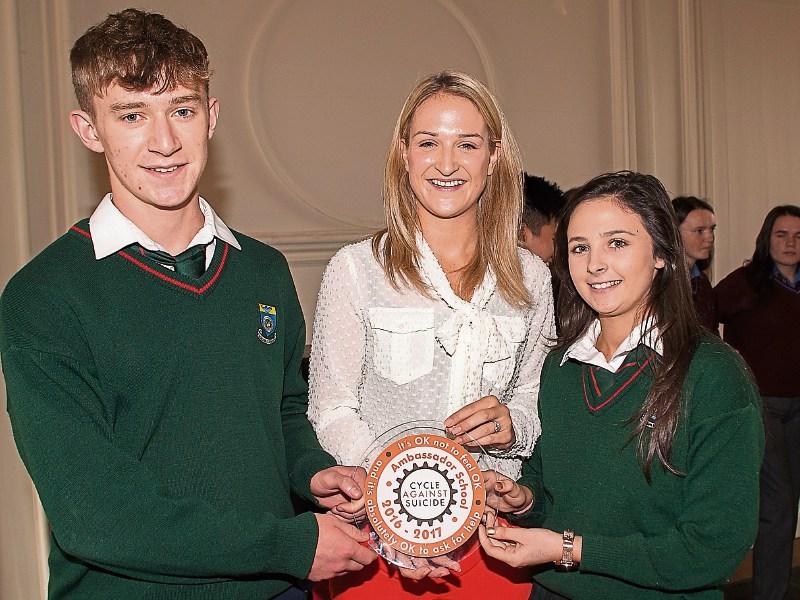Cashel Community School receives Cycle Against Suicide Ambassador School Award