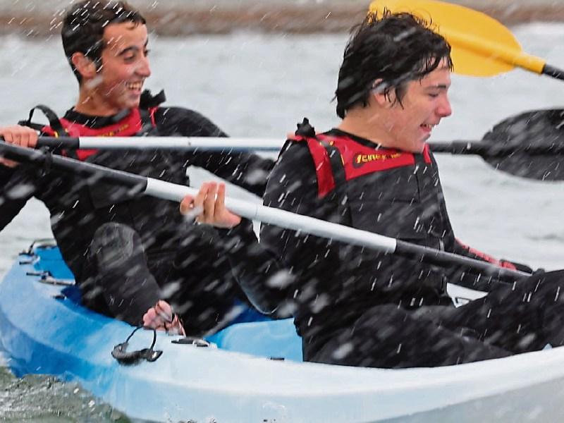 Tipperary teenagers brave the Atlantic Ocean